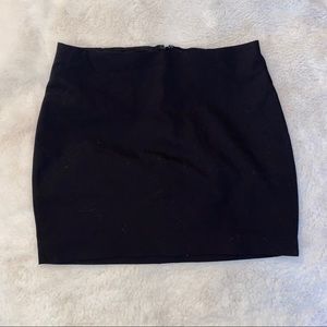 Express black mini skirt